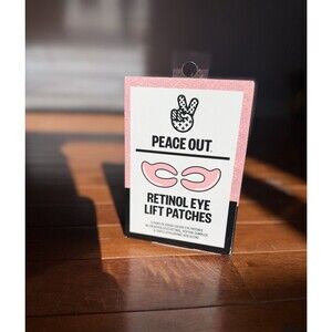 PEACE OUT Encapsulated Retinol + Peptides Under Eye Lift Patches 5pc NEW SEALED